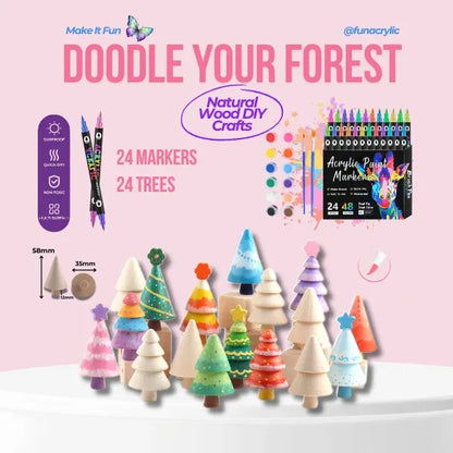 Fun DIY Wooden Tree Kit