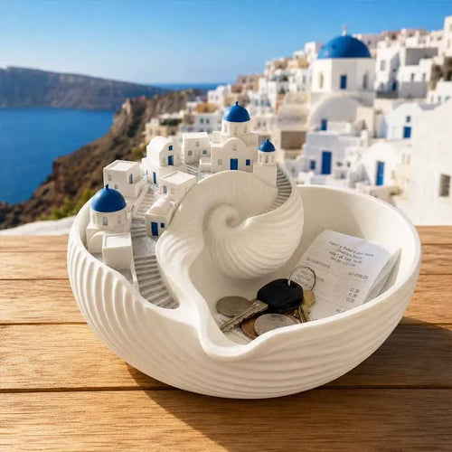 🎁 A Unique Gift 🌊Santorini Catchall Bowl