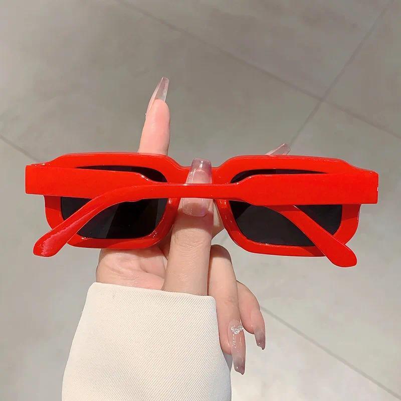 🕶️🔆 6 - Pack Vintage Rectangle Frame Sunglasses for Men & Women with UV400 Protection