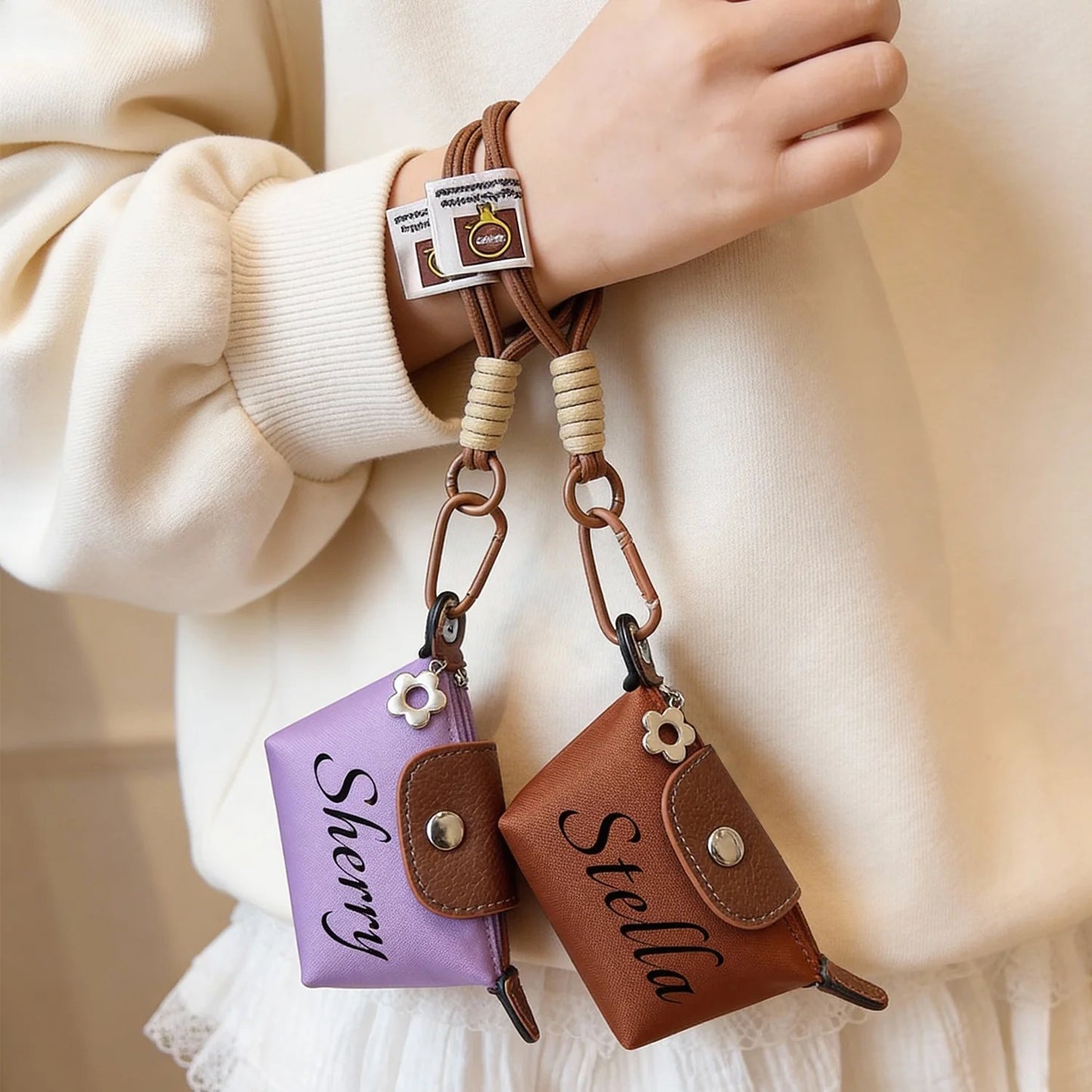 Gift for Every Girl - Personalized Small Pouch with Adjustable Strap