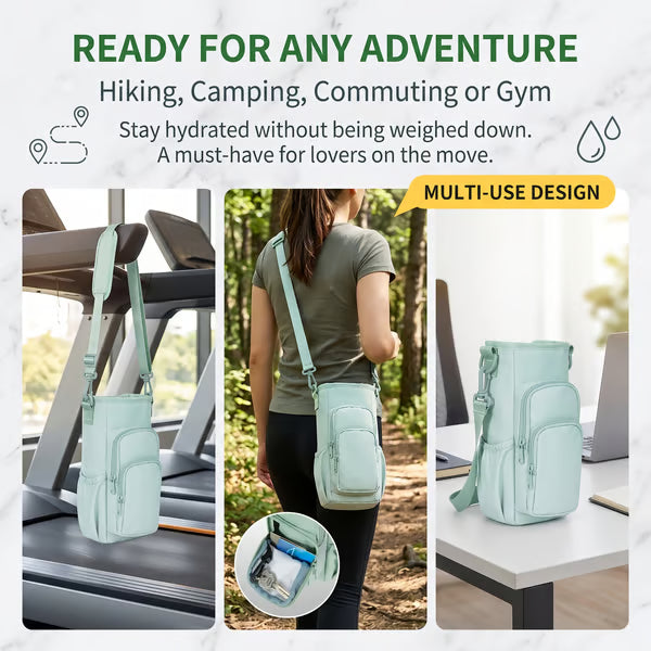 🔥 Hot Sale 50% OFF | 🥤 Water Bottle Carrier Bag for 40oz Tumblers | Stay Hydrated Anywhere