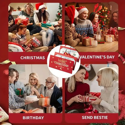 🏆Buy 1 Get 1 Free🎅💸Christmas Cash Gift Envelope– A creative way to give cash this Christmas!