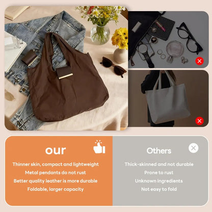 ✨Foldable Keychain Bag Reusable Grocery Bags