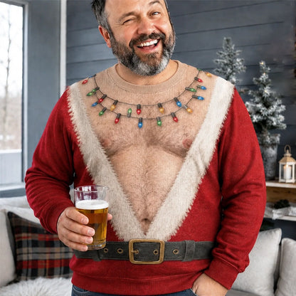 🎅😂 Santa’s Got a New Body – Funny Christmas Long Sleeve Shirt