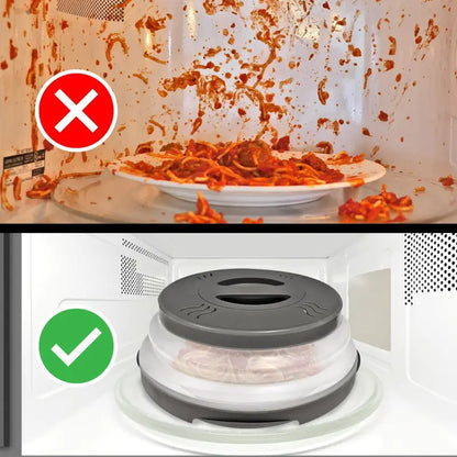 💧Multifunctional Collapsible Silicone Food Cover🫧 — Oil-Resistant & Splash-Proof