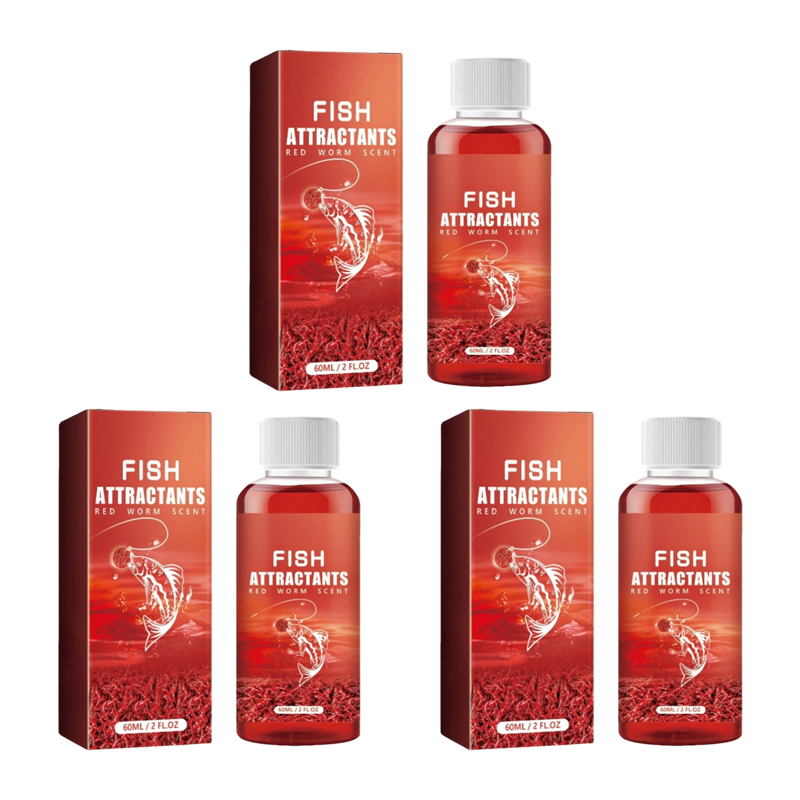 🔥 Angler's Secret 🎣Concentrated Red Worm Fishing Attractant – Draw More Fish, Faster Bites