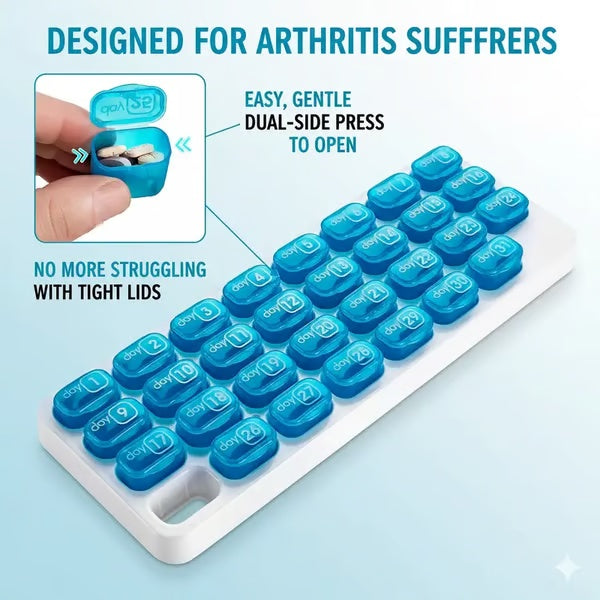 💊✨ Monthly Pill Organizer Storage – Stay Organized, Stay Healthy