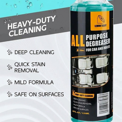 🔥 Multi-Surface Degreaser Spray — Save 52% Today! 🚗🏠 For Car Interiors, Kitchen Grease & Home Cleaning