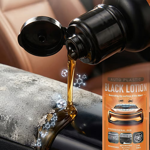 ⚡ 2026 New Upgrade! 🚗🧴Plastic Restorer for Cars – Interior Trim Cleaner, Stain Remover & Deep Black Shine Restoring Spray