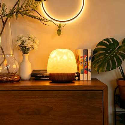 🌟Dynamic Water Ripple Night Light & Bluetooth Speaker♫