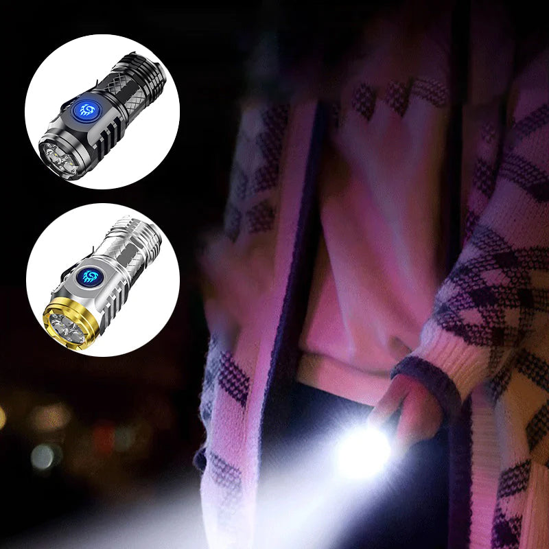👾 Hot Sale 49% OFF 🔥 | Three-Eyed Monster Flashlight 🔦 Mini Portable Light for Bags, Keys & Fun
