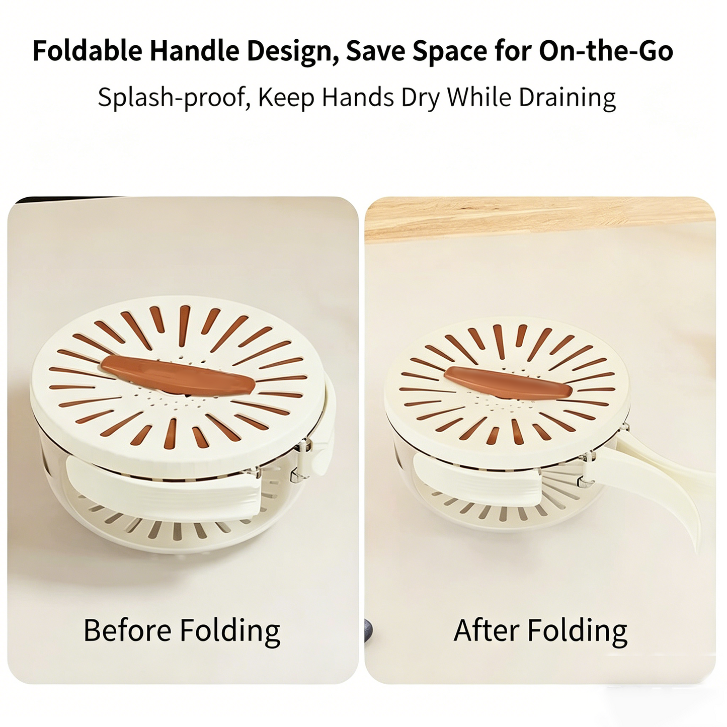 🔥2026 Hot Sale🧺 Collapsible Drain Basket with Handle – Wash, Drain & Fresh Storage All-in-One 💧✨