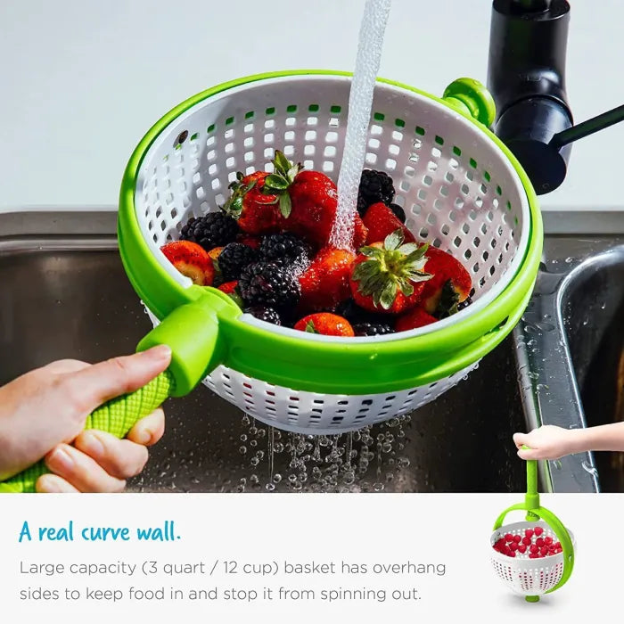 🔥 New Best Seller 🥗 Salad Spinner & Veg Dryer – 360° Fast Spin, Crisp Fresh Results 💧✨