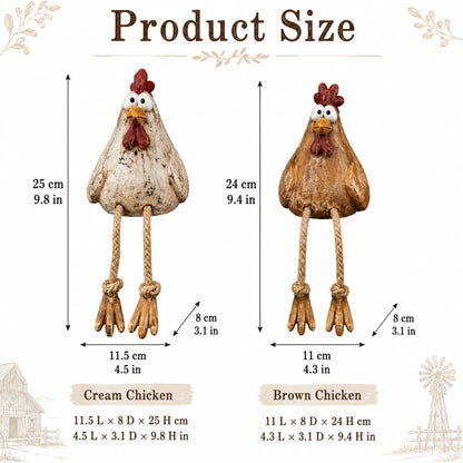 🎁Whimsical Farmhouse Flock Figurines — Charming Animal Pairs for Cozy Country Homes