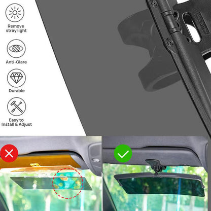 50% Off🔥 Universal Car Sun Visor With Polarized Glare Protection