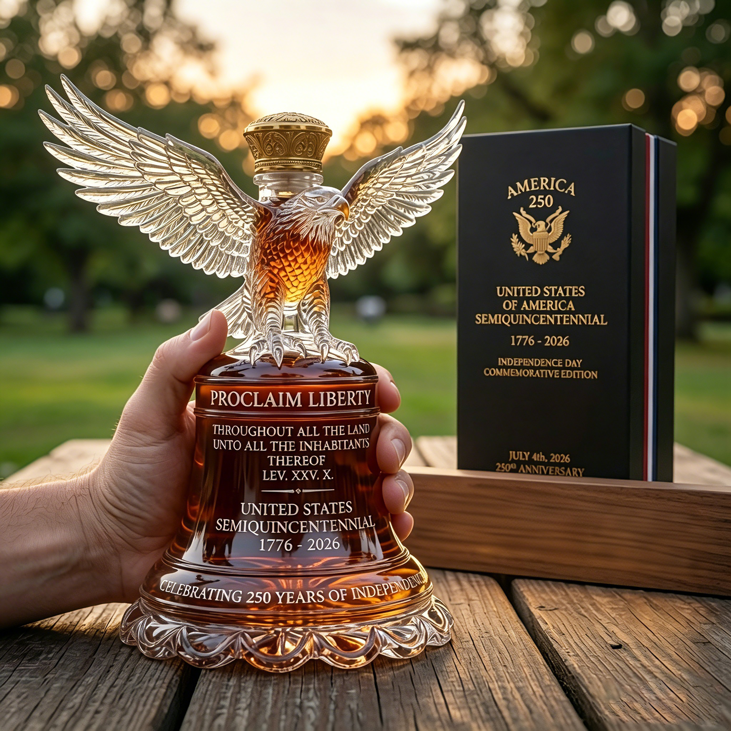 🔥Last Day 49% OFF🔥 - 🦅American Eagle Liberty Bell Decanter
