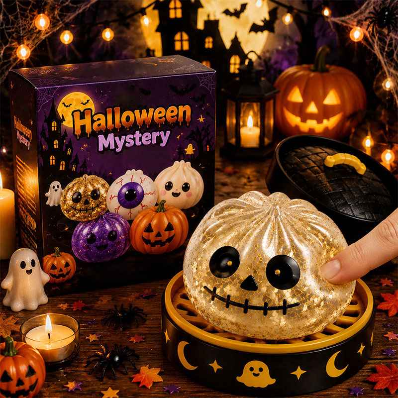 🎃 Halloween Steamer Dumpling Squishy Blind Box | 🔥🔥The Toy Everyone Will Ask About