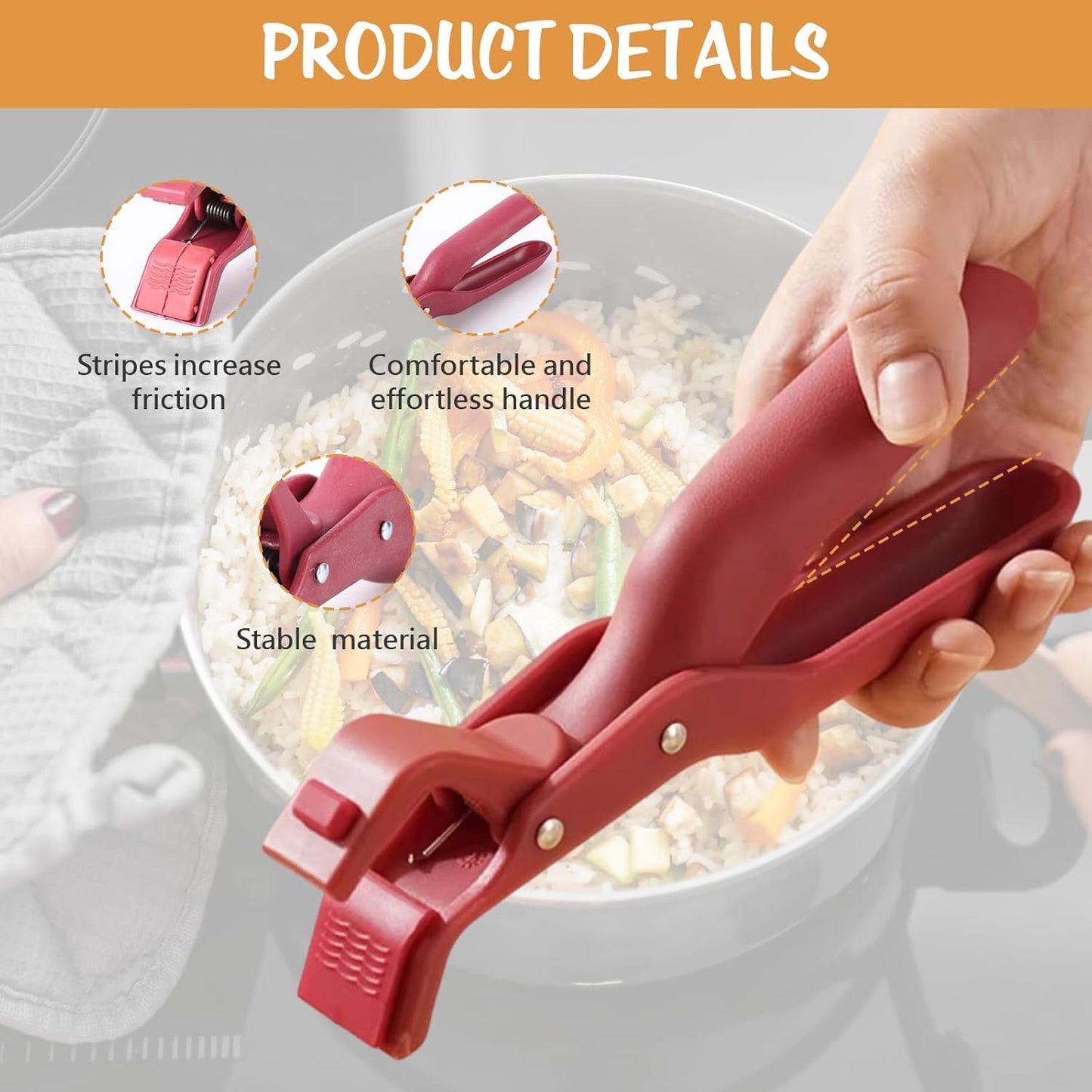 🔥 Buy 1 Get 1 Free – Protect Your Hands with Anti-Scald Gripper ✨