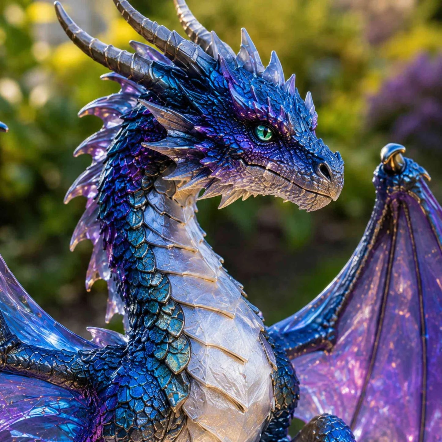 🎁 Dragon Lover's Gift 🐉 Solar LED Dragon Statue – Waterproof Garden & Patio Ornament