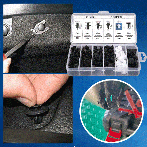 🔩Car Fastener Box Set – Multi-Size Fasteners for Quick Vehicle Repairs