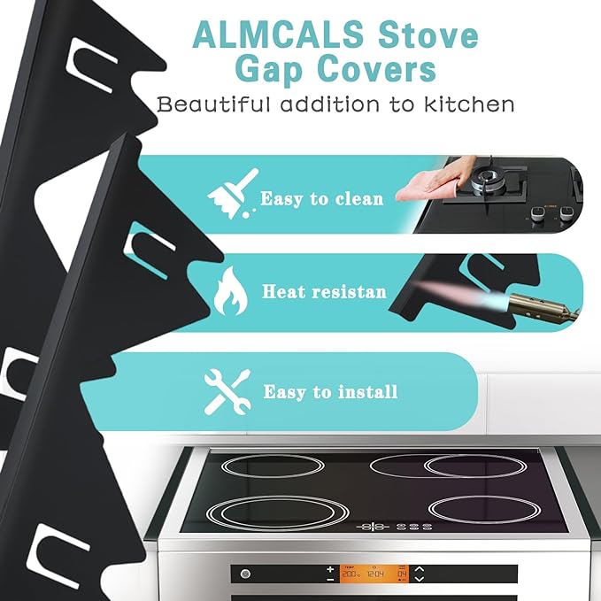 🔥 Hot Sale 49% OFF | Retractable Stainless Steel Stove Gap Covers 🍳 Keep Crumbs & Spills Out with Ease
