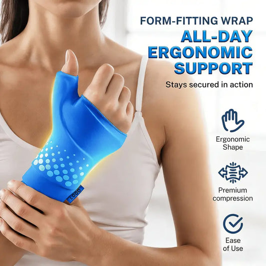 💯💯 50% OFF !!! ⏰ Thumb & Wrist Ice Pack Wrap - Thickened Ice Gel Pad for Pain Relief & Support