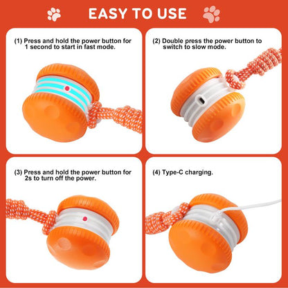 Pet Toy Wheels With Rope – Keep Your Pet Relaxed, Happy & Content for Cat🐱 & Dog🐶