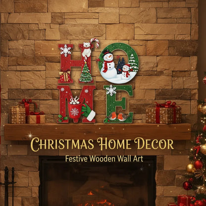 Heritage Holiday HOME Sign