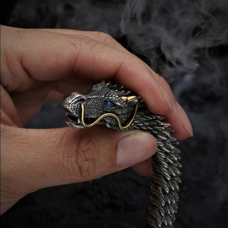 Golden Horn Dragon Bracelet