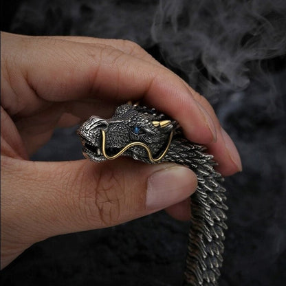 Golden Horn Dragon Bracelet