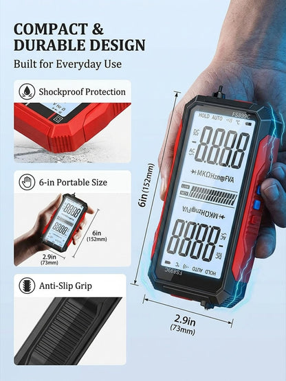 🔥 Hot Sale 50% OFF | 🧰 USB Rechargeable Digital Multimeter | Smart Electrical Testing Made Easy