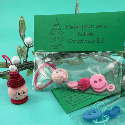🔥Buy 1 Get 1 Free🎅☃️ DIY Button Ornament Kits