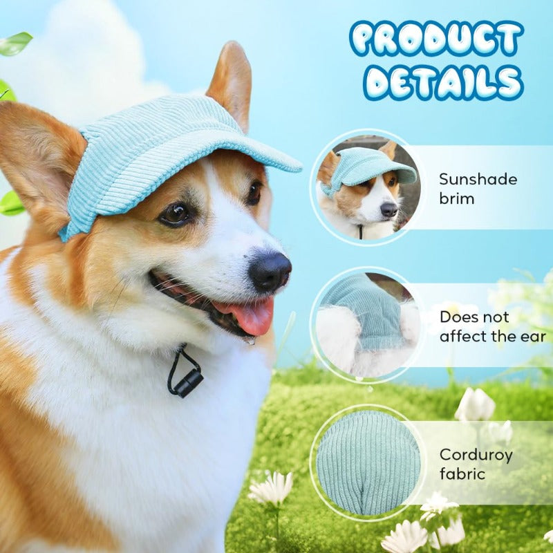 🐶🧢UV-Blocking Pet Baseball Hat – Stylish Sun Protection for Dogs ☀️✨