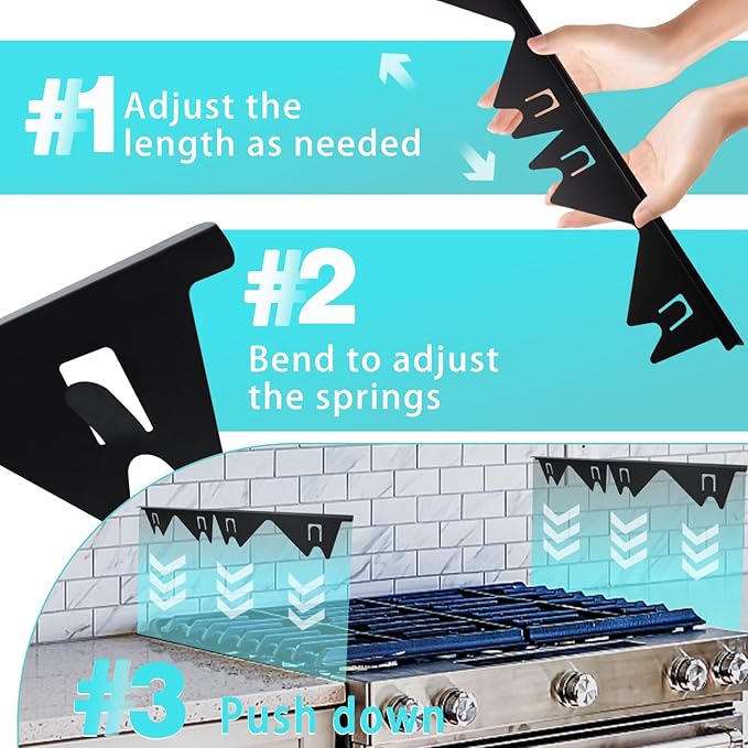 🔥 Hot Sale 49% OFF | Retractable Stainless Steel Stove Gap Covers 🍳 Keep Crumbs & Spills Out with Ease