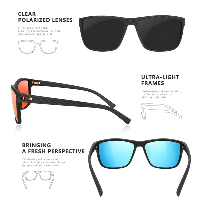 🚴🕶️ Unisex Polarized Sunglasses – Outdoor Glasses for Driving & Sports ✨