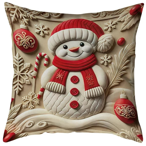 🎅 Christmas Best Seller❤️ Festive Red Pillow Cover — Add Holiday Cheer to Your Home