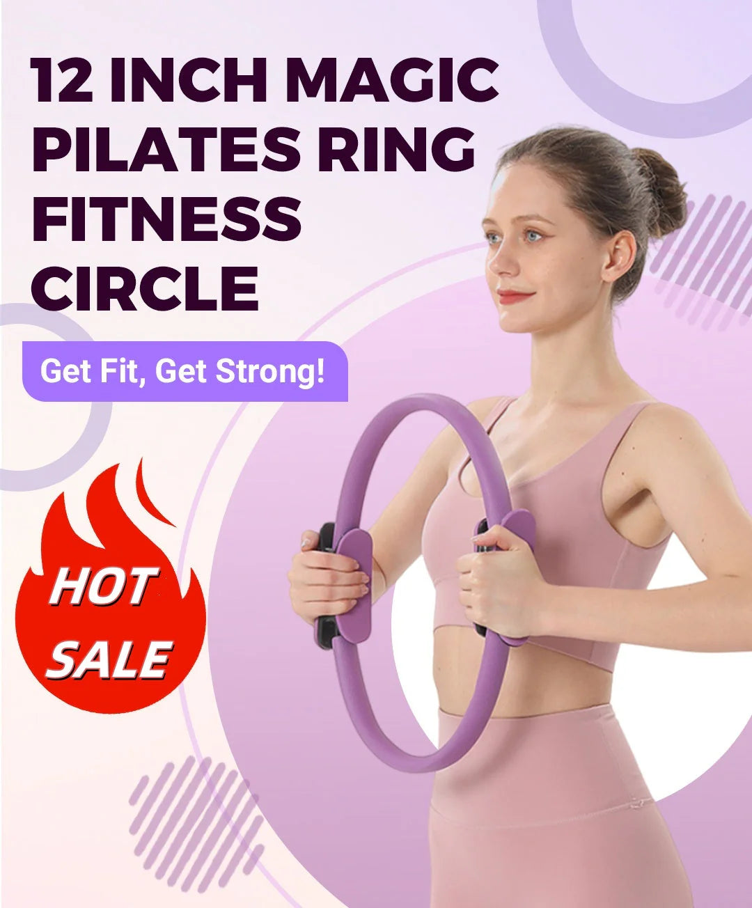 🔥 New Fitness Must-Have 🧘‍♀️ Pilates Ring – Full Body Toning & Leg Resistance Trainer 🤩 60% OFF NOW!