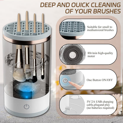 🔥🔥Automatic Makeup Brush Cleaner Machine