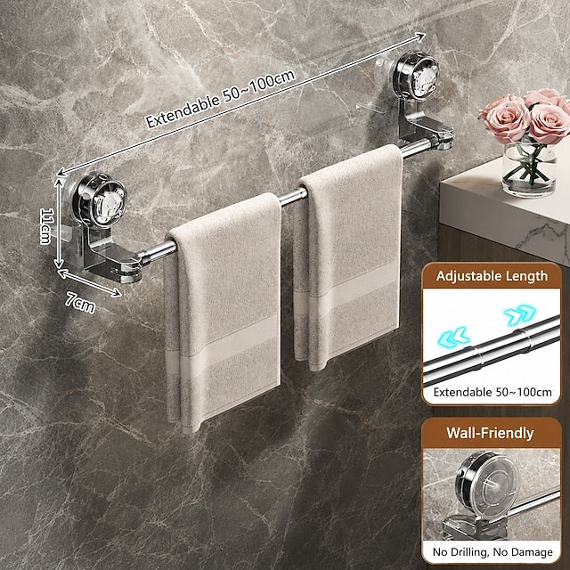 ✨✨Adjustable Suction Cup Towel Bar