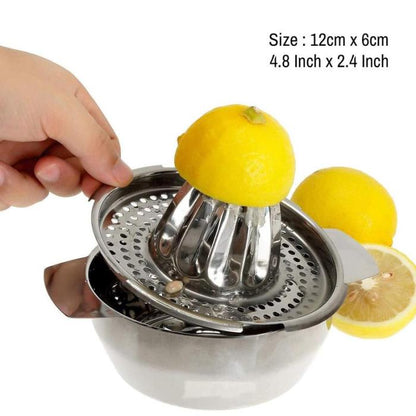 🔥HOT SALE 50%OFF🍊 Stainless Steel Manual Citrus Juicer – Multi-Fruit Press for Orange, Lemon & Grapefruit ✨