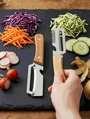 🔪  Multi-Use Stainless Peeler 3-in-1 🥕