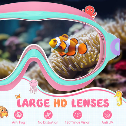 🔥 Season Hot Seller! Summer Must-Have 2-Pack Kids Swim Goggles 🏊‍♂️