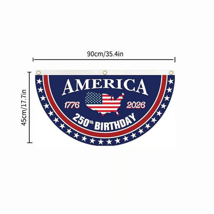 🦅🎆 Patriotic Best Seller  USA 250th Anniversary Flag Banner – Honor the American Spirit