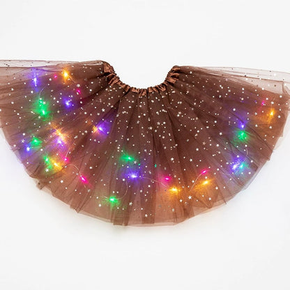 🎉🌟 Princess Glow LED Skirt | Soft, Safe & Stretchy for All-Day Play– Last Chance at This Price!