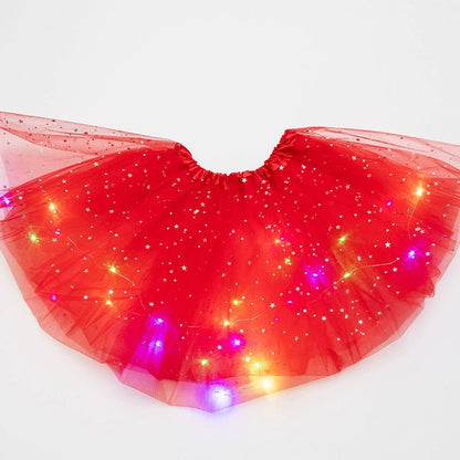 🎉🌟 Princess Glow LED Skirt | Soft, Safe & Stretchy for All-Day Play– Last Chance at This Price!