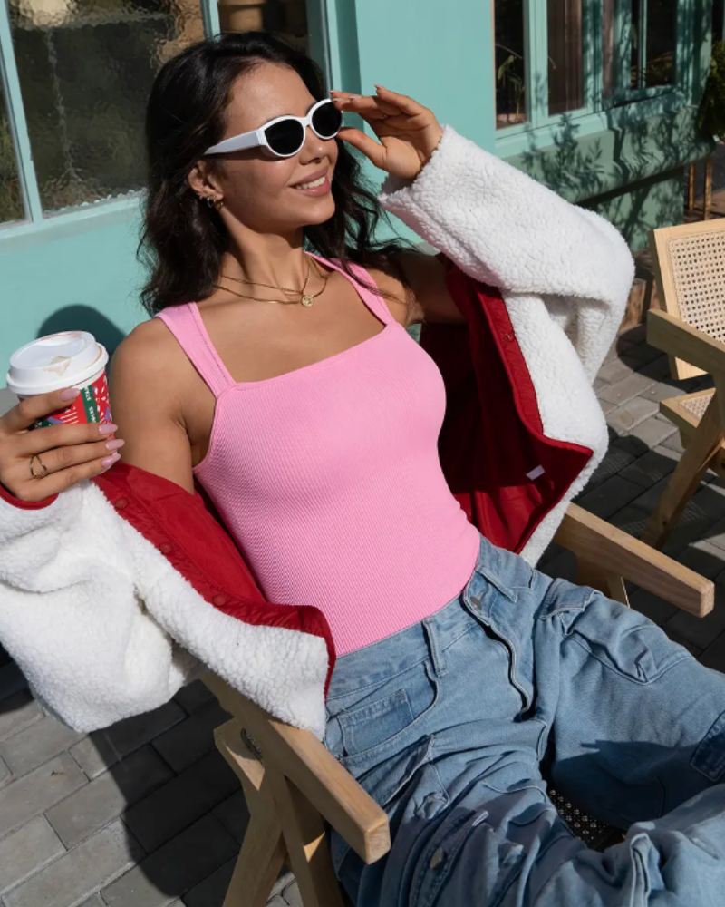 🎁LAST DAY 49% OFF🎁Sleeveless Tummy Control Tank Tops Bodysuits