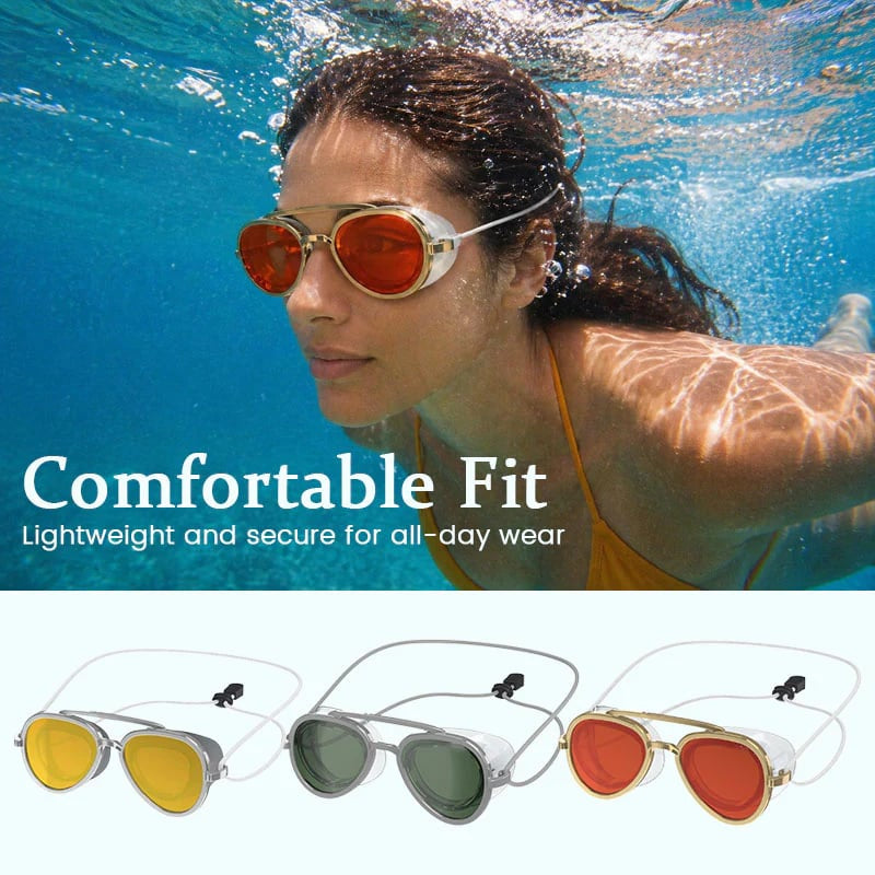 😎✨ Reflective Swim Goggles