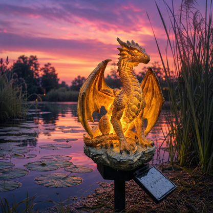 🔥Last Day 49% OFF🐉Solar Dragon Garden Statue Light