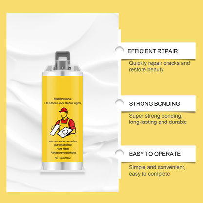 🧱 BUY 2 GET 1 FREE! ✨ Tile & Stone Crack Repair Kit - Professional-Grade Filler for Sealing Gaps, Waterproof & Color-Matching Formula💧
