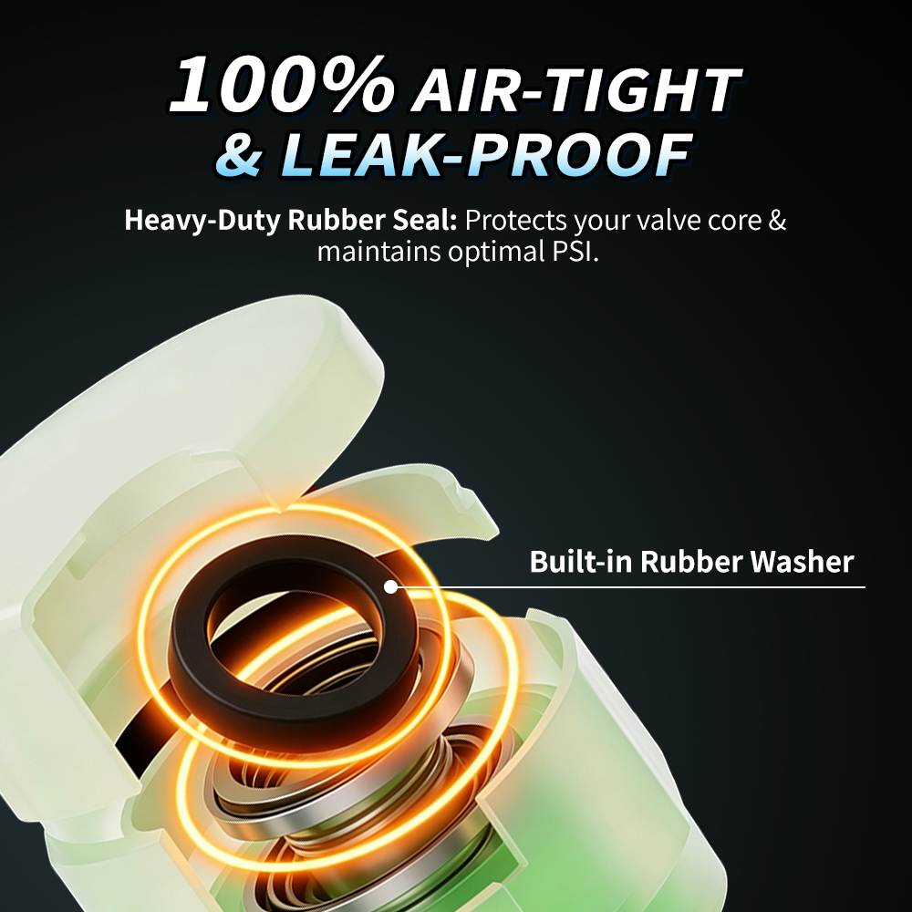 🔥 Buy 2 Get 1 Free! Glow-in-the-Dark Tire Valve Caps ✨